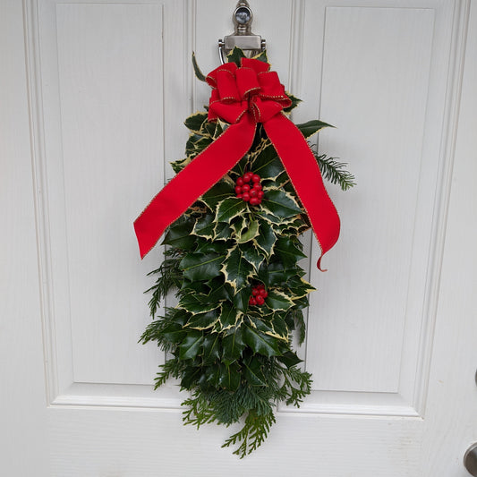 Evergreen & Holly Swags