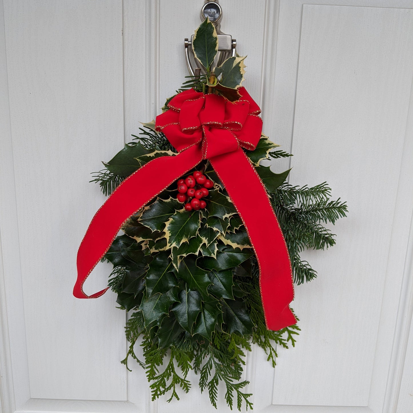 Evergreen & Holly Swags