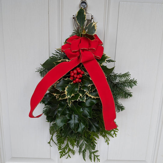 Evergreen & Holly Swags