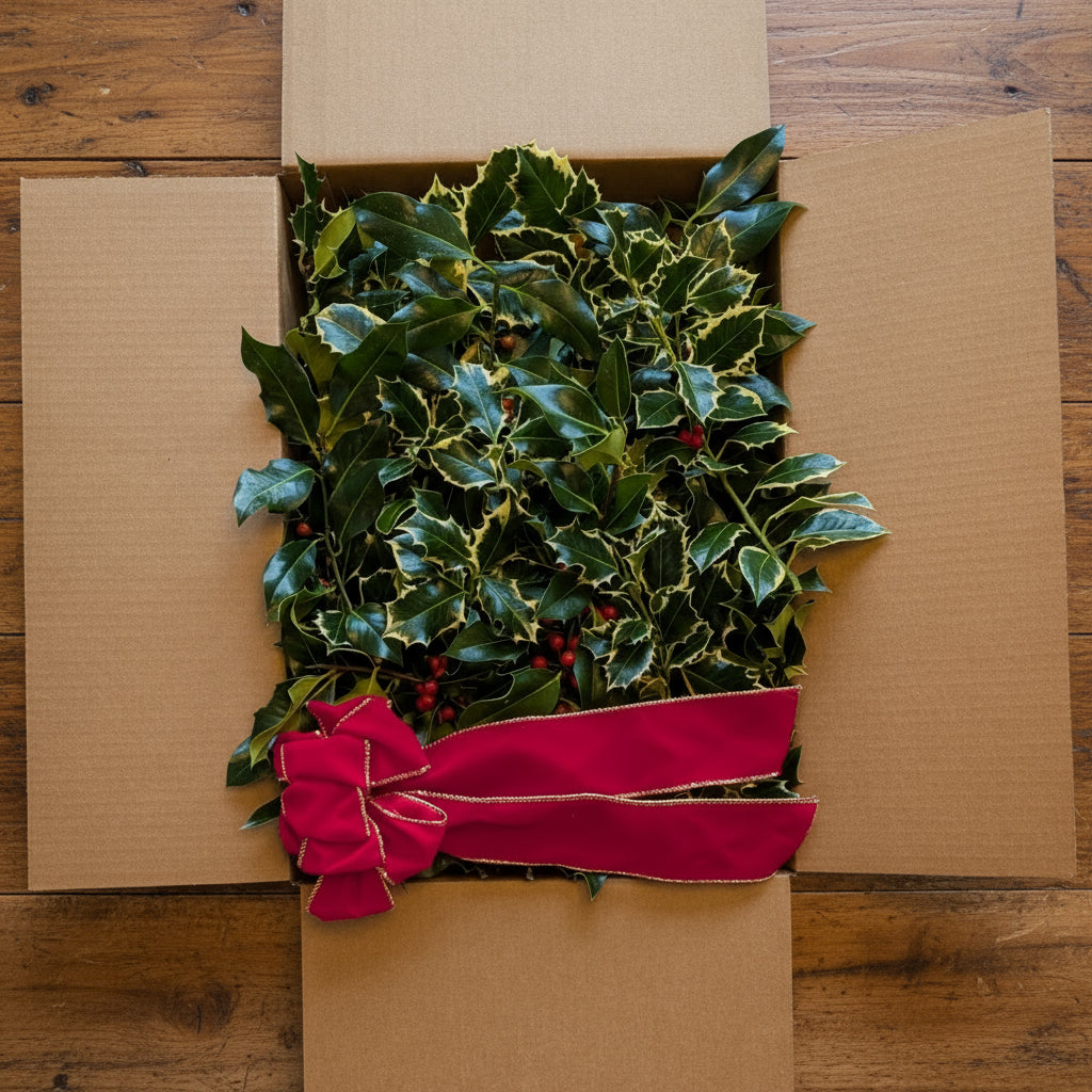 Fresh Boxed Holly